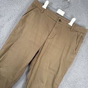 Lululemon Commission Pant Mens 32 (34x32) Classic Brown Tapered Casual LM5440S